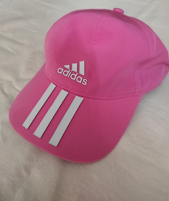 Czapka różowa z daszkiem Adidas