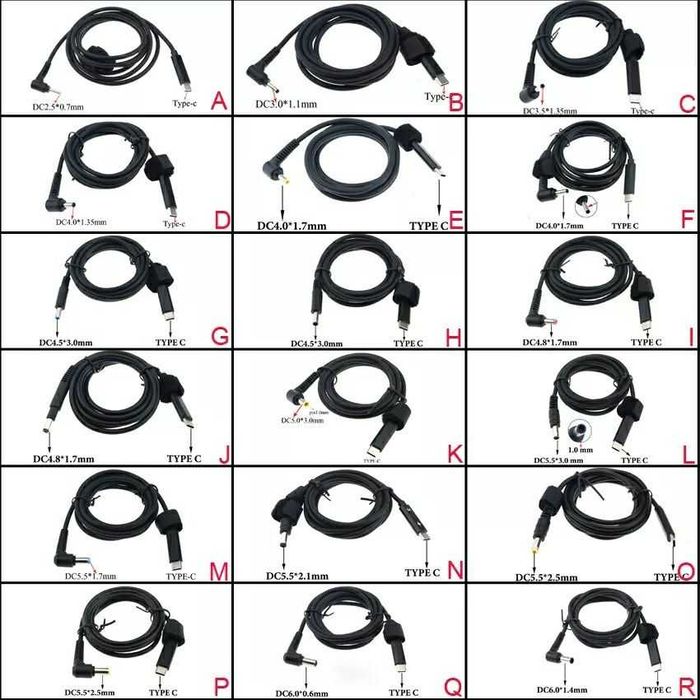 Кабель Type-C зарядка 100w ноутбука DELL Lenovo HP от повербанк Asus