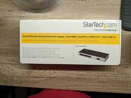 StarTech Stacja dokująca USB-C i USB-A - podwójny monitor 4K 60 Hz