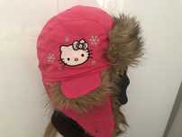 Watowana czapka z nausznikami H&M  Hello Kitty 122/128
