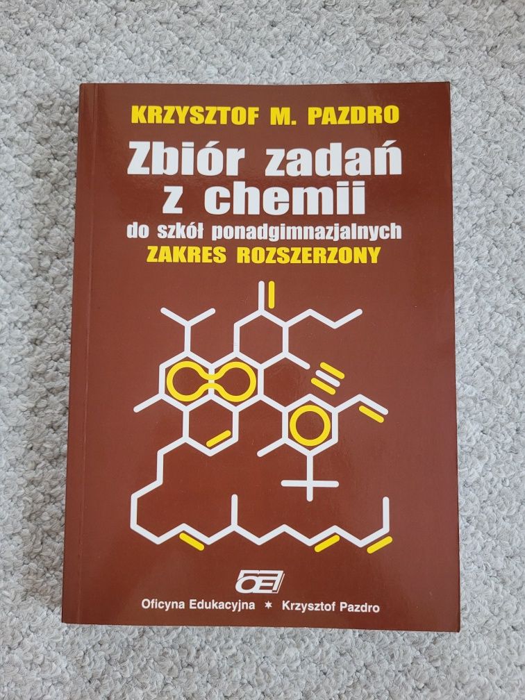 Zbiór zadań z chemii Pazdro , zakres rozszerzony