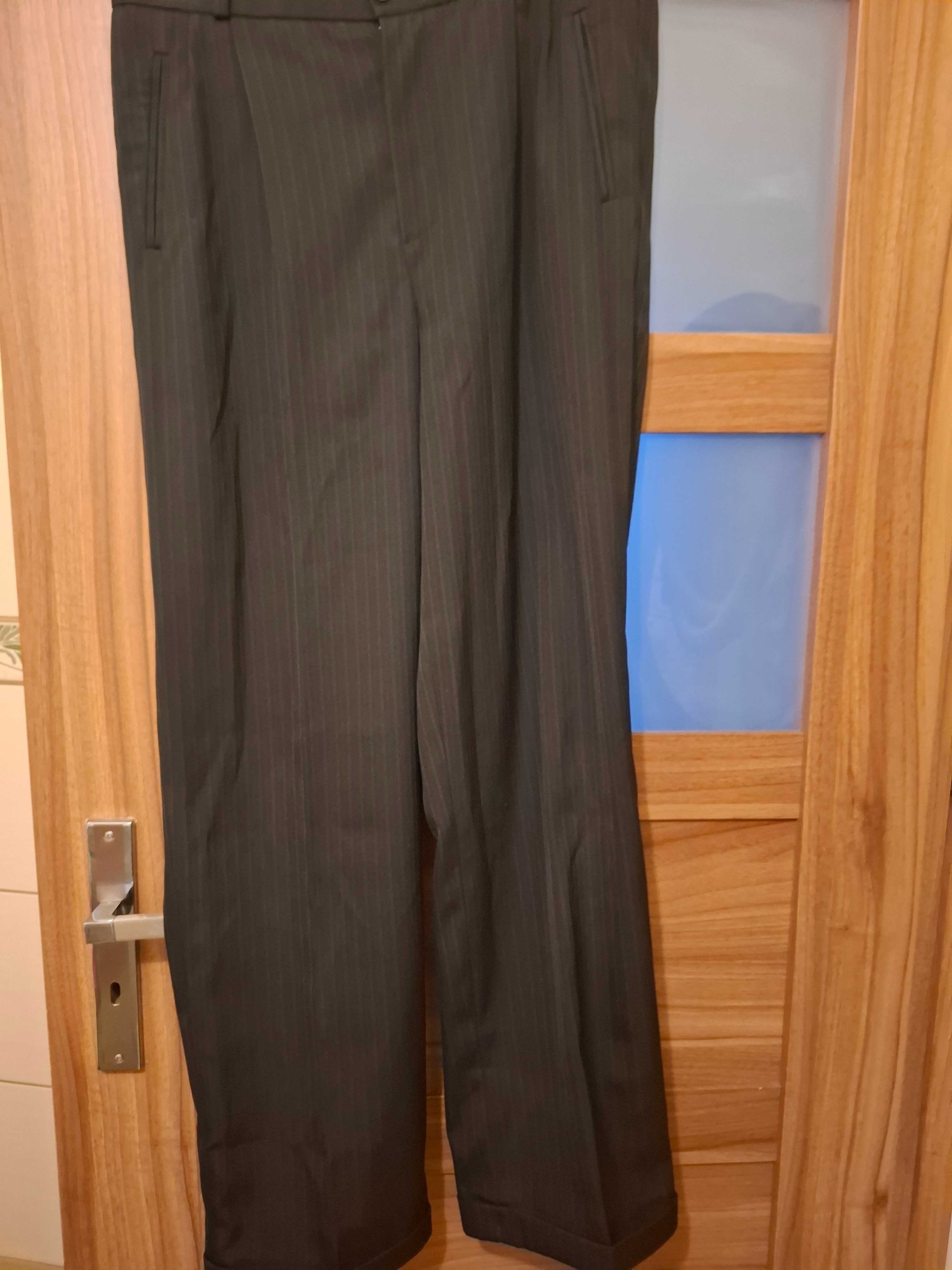 Meskie spodnie garniturowe pas 44x2