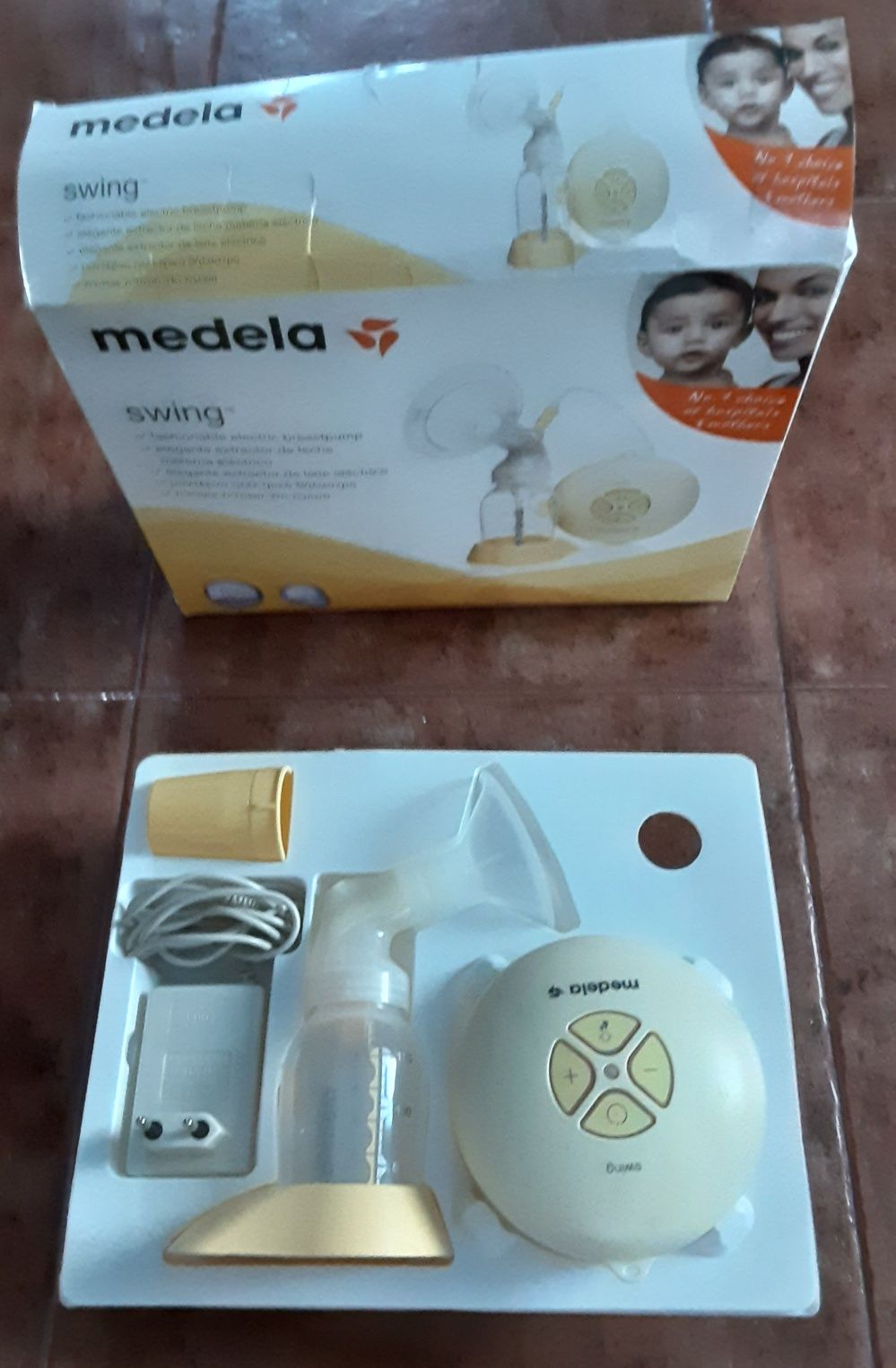 Extractor Medela Swing eléctrico e extras