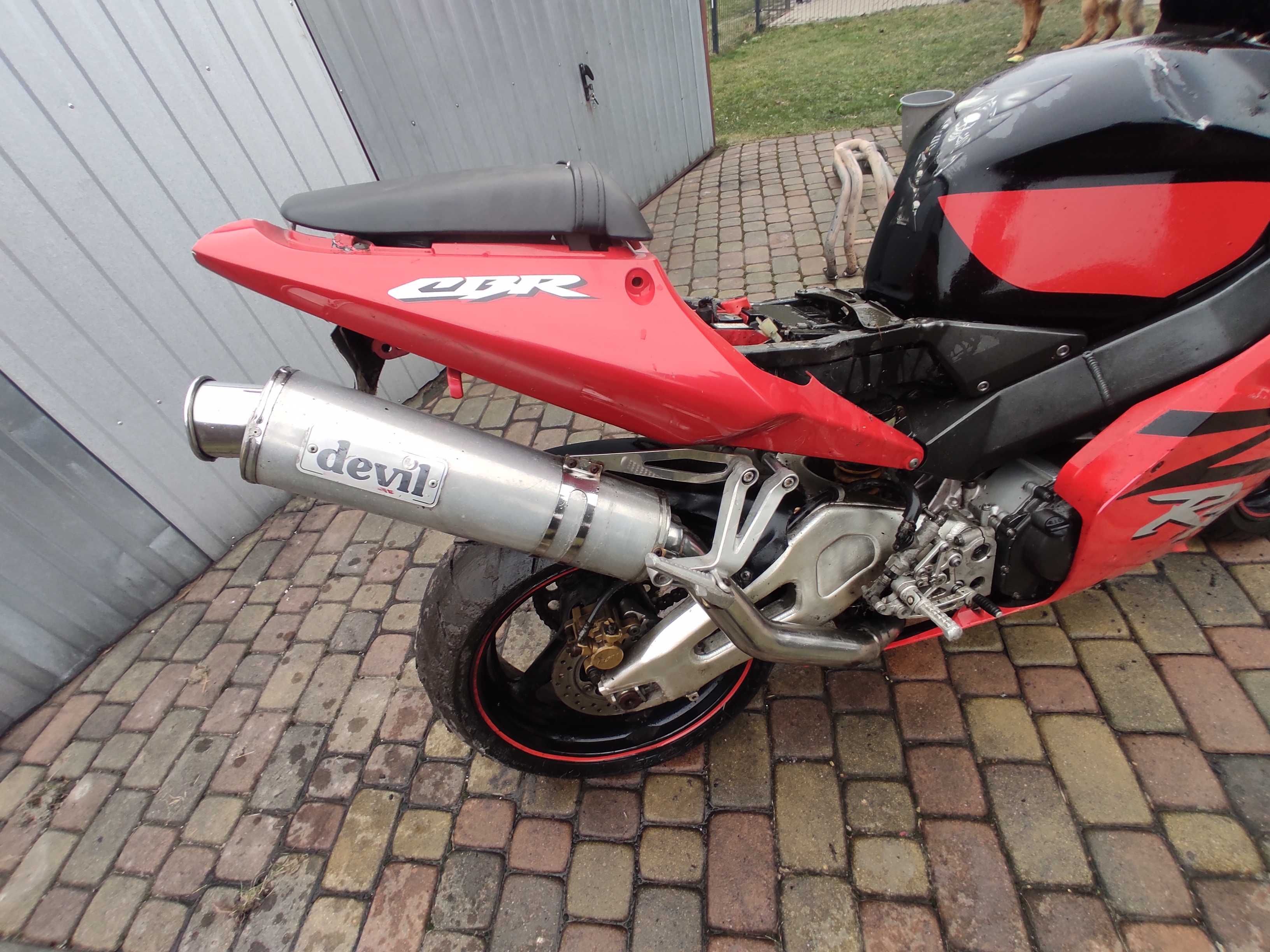 Honda CBR 954 rr sc50 wydech tłumik devil kolektor