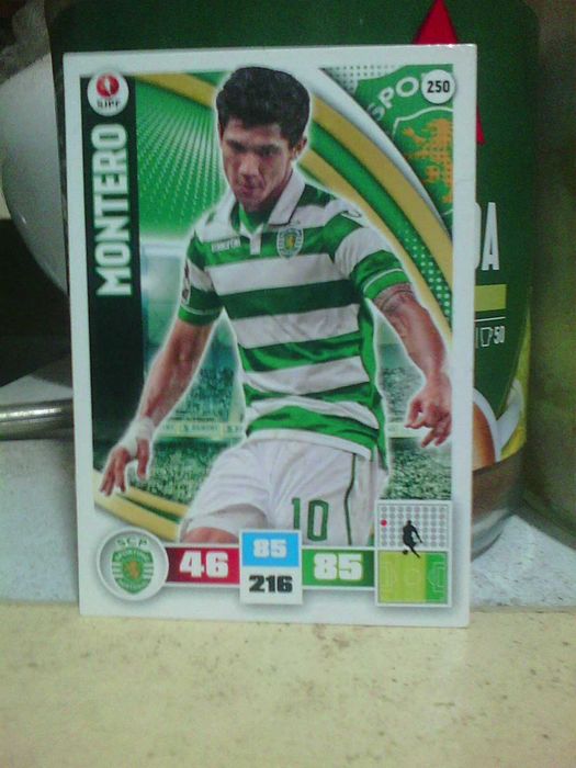 carta panini Sporting clube Portugal 2015 montero