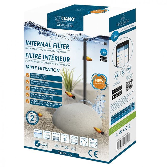 Filtro interior CFSTONE 80 - Ciano