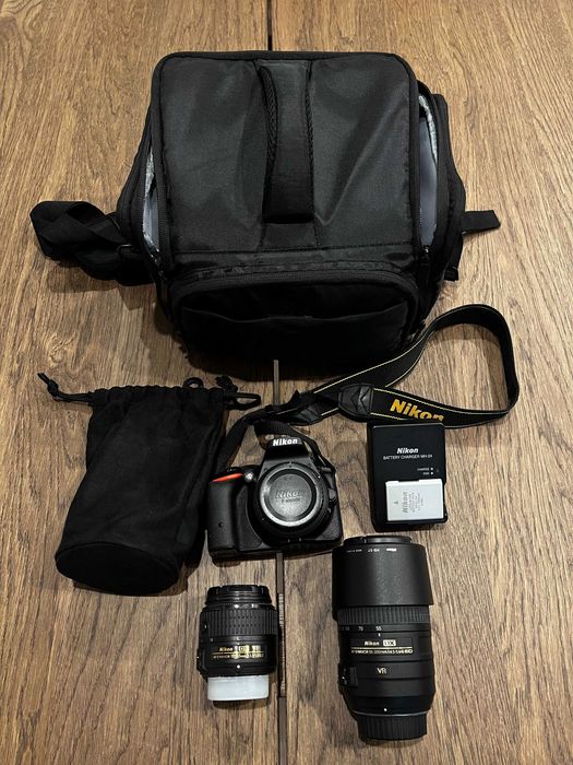 Nikon D5500 + Lentes DX 18-55mm e 55-300mm