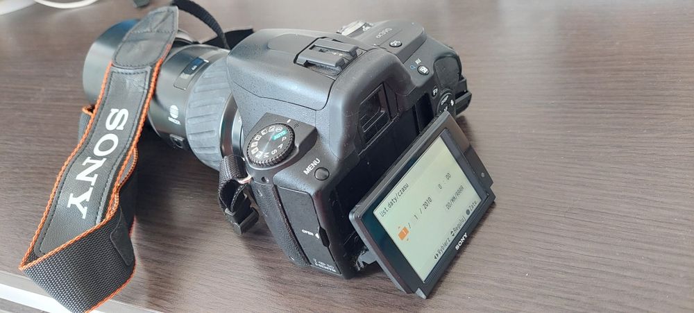 Aparat lustrzanka SONY Alfa 390 + obiektywy !