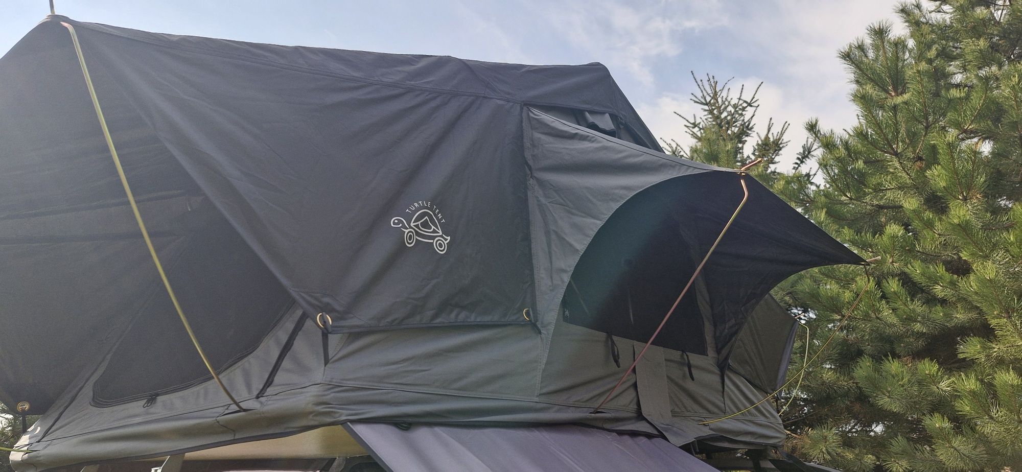 Namiot dwuosobowy dachowy S120K. Mini lekki. TurtleTent Turtle Tent
