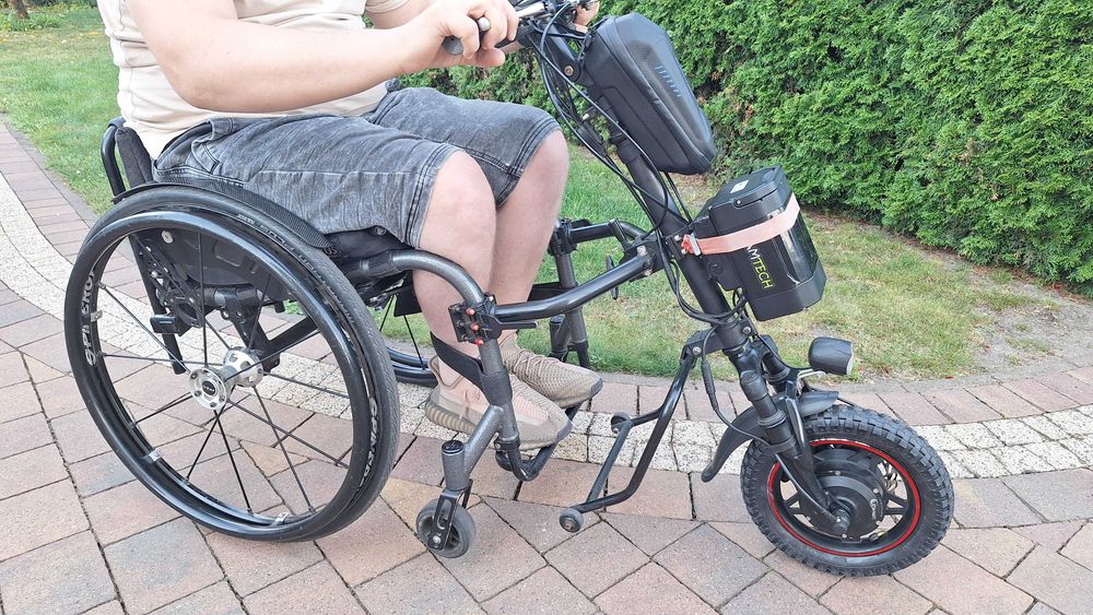 Przystawka elektryczna DAMTECH do wózka inwalidzkiego