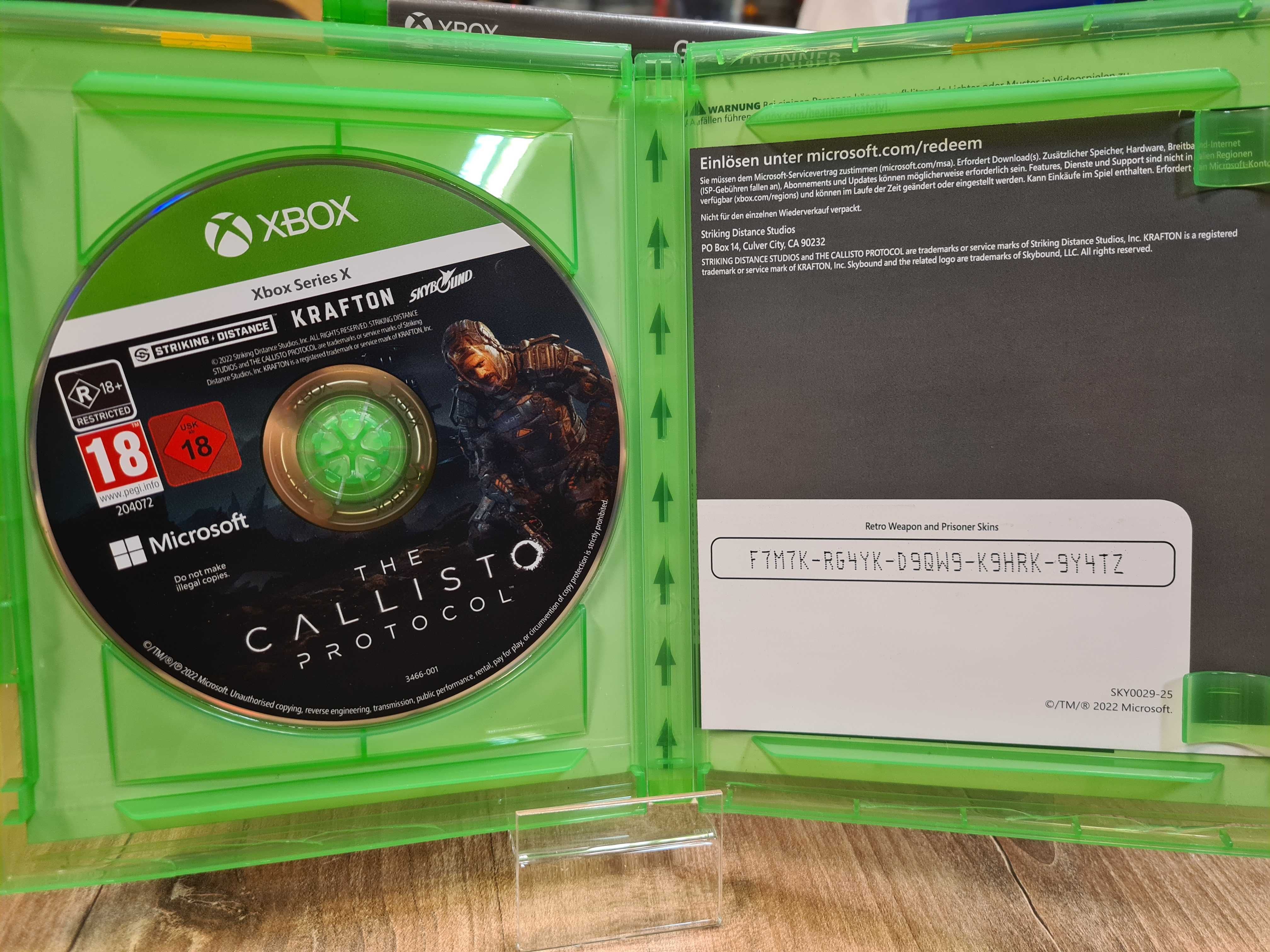The Callisto Protocol XSX, Sklep Wysyłka Wymiana