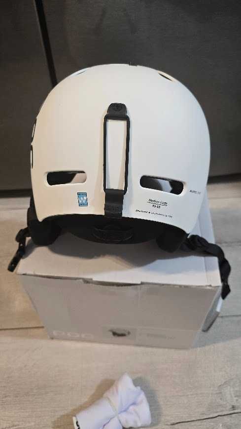 Kask narciarski Uniwersalny Unisex POC Auric Cut Matt White ML 55-58cm
