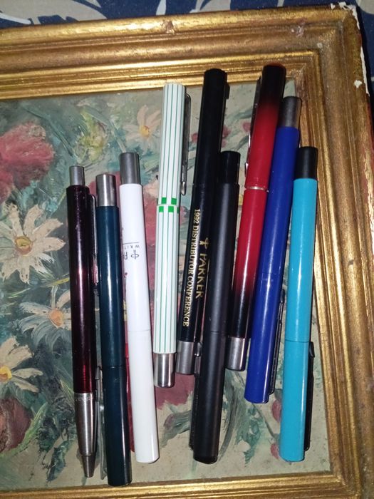 Lote de canetas Parker sem tinta