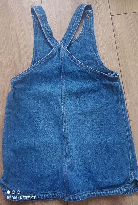 Sukienka prenceska jeansowa next, 3-4 lata, 86- 92 cm