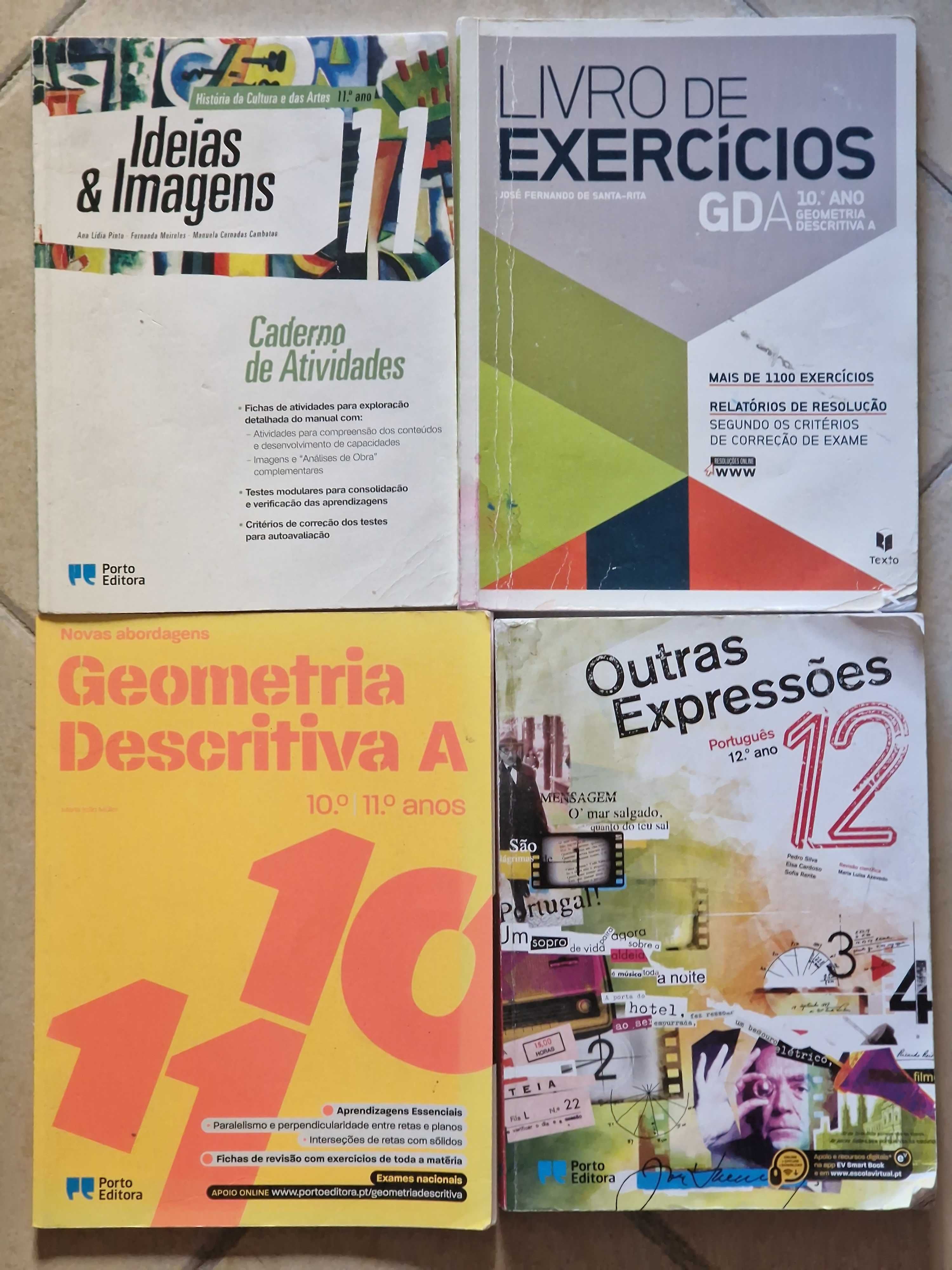 Manuais escolares usados - 8º 9º 10º 11º e 12º anos
