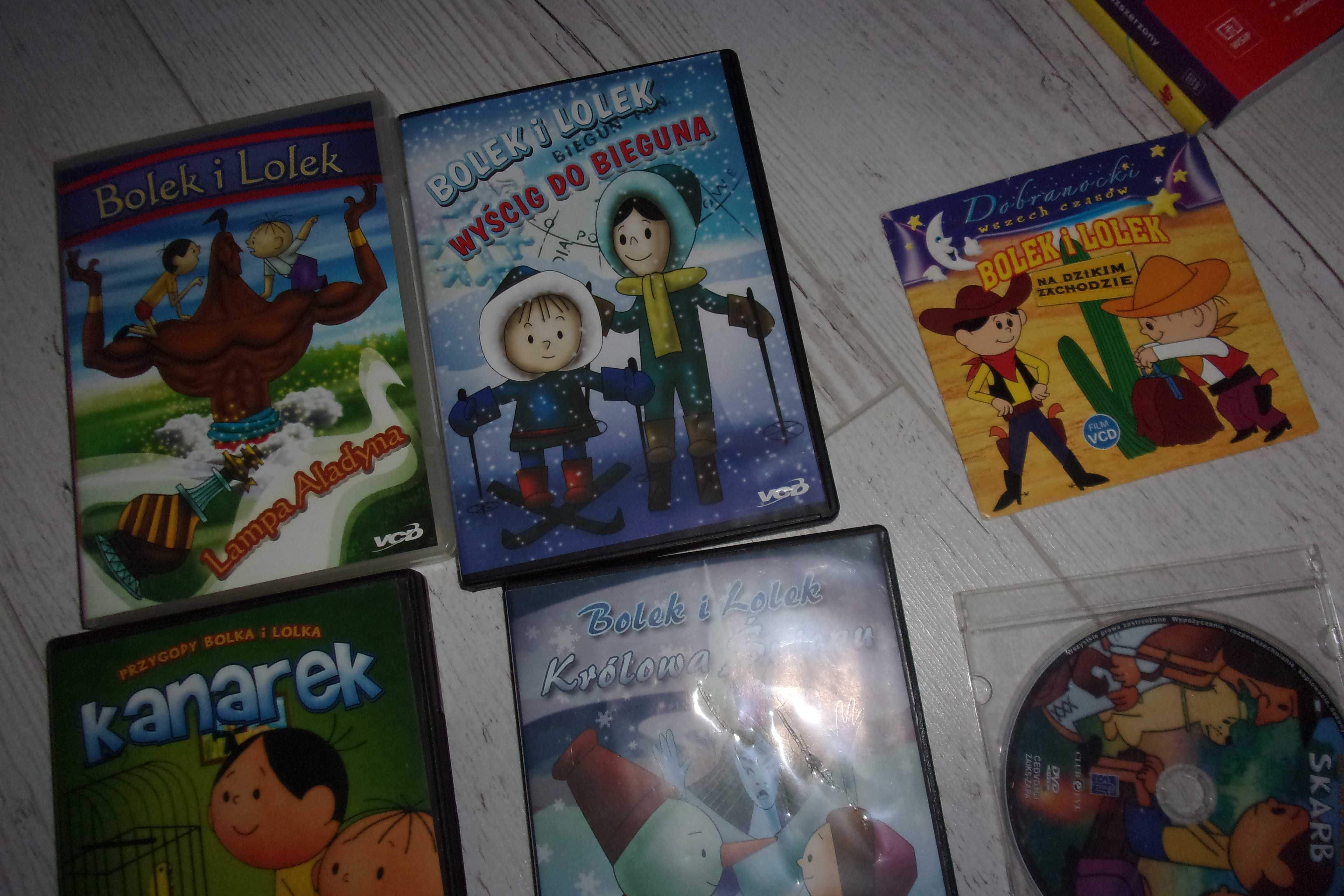 dvd bolek i lolek kanarek biegun alladyn zachód skarb