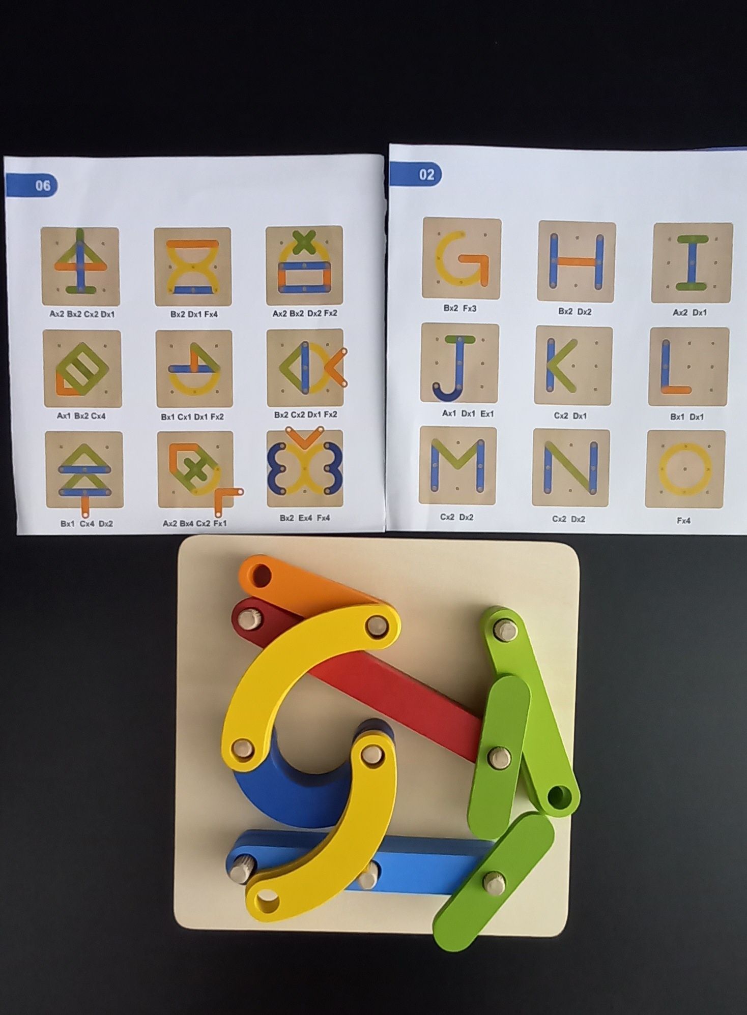 Розвиваюча дерев'яна ігра Playtive Shape Puzzle 3+