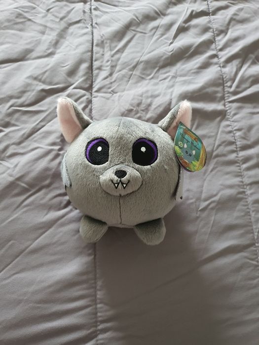 Conjunto 4 peluches Coruja Morcego Texugo e Pica-Pau