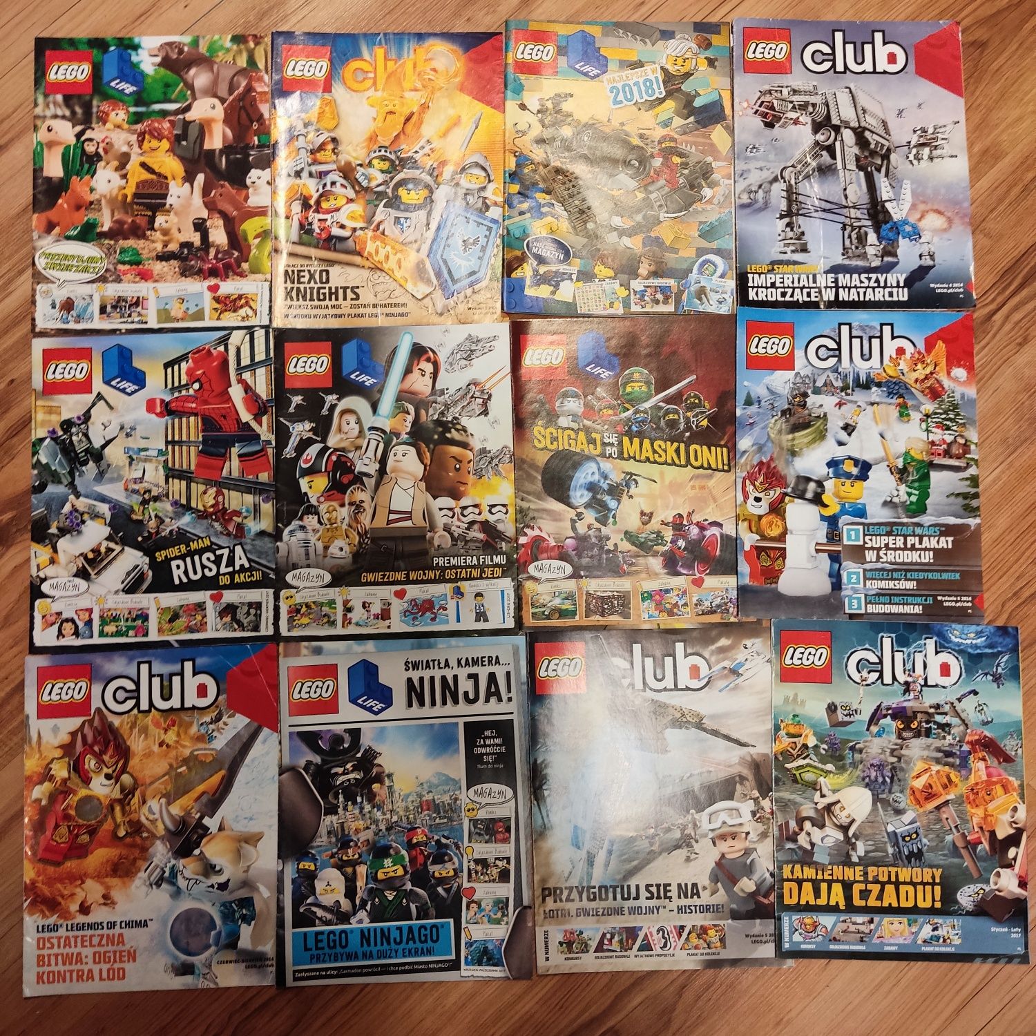 LEGO Club gazetka 19 szt z plakatami