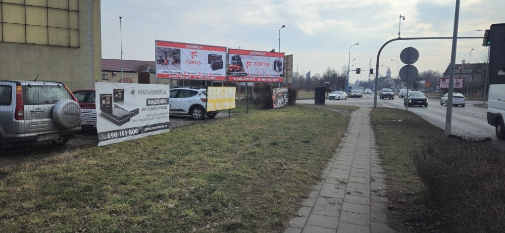 Miejsce na reklamę Legnica - BILBORD - tablica reklamowa - BANER