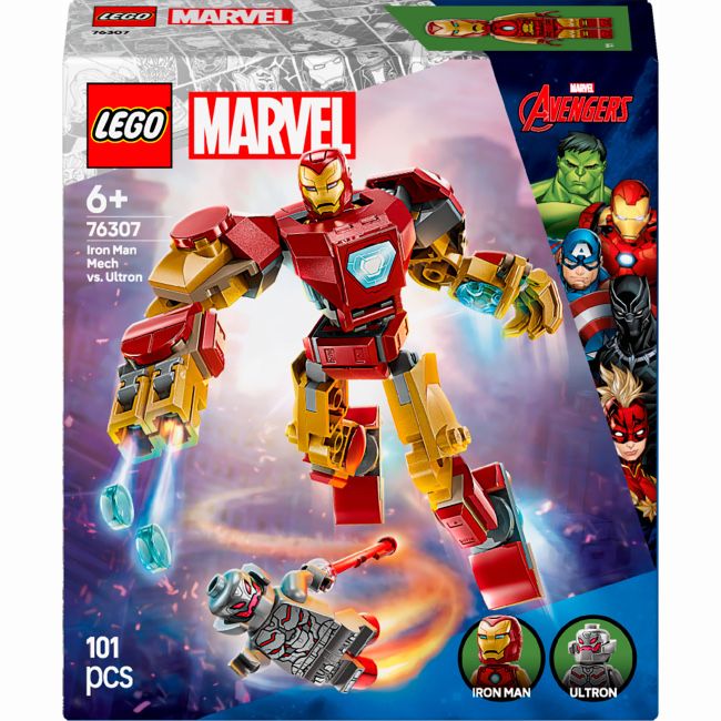 Лего Lego Альтрон проти Залізної людини 76307