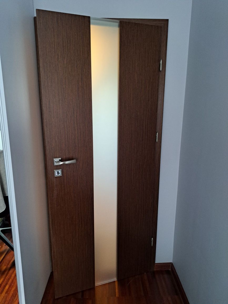 Solidne drzwi PORTA, 2 x P80, kolor WENGE
