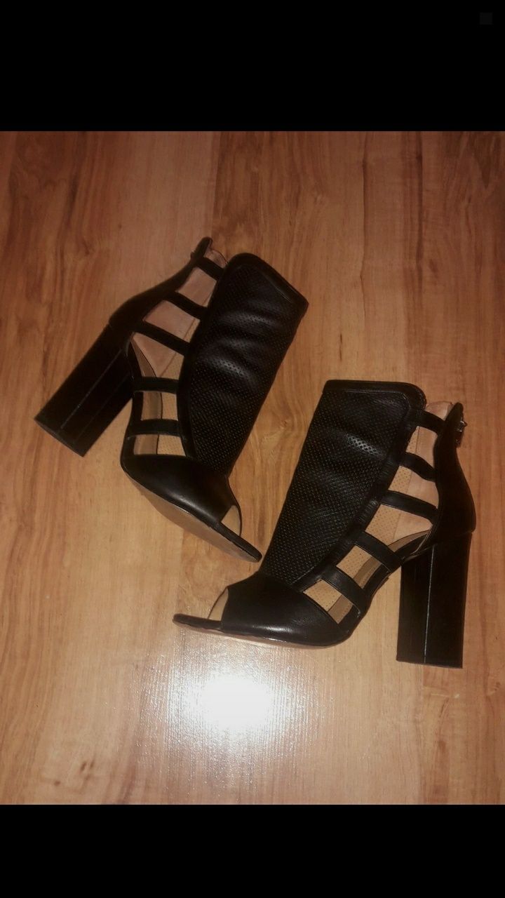 Skórzane buty Kazar
