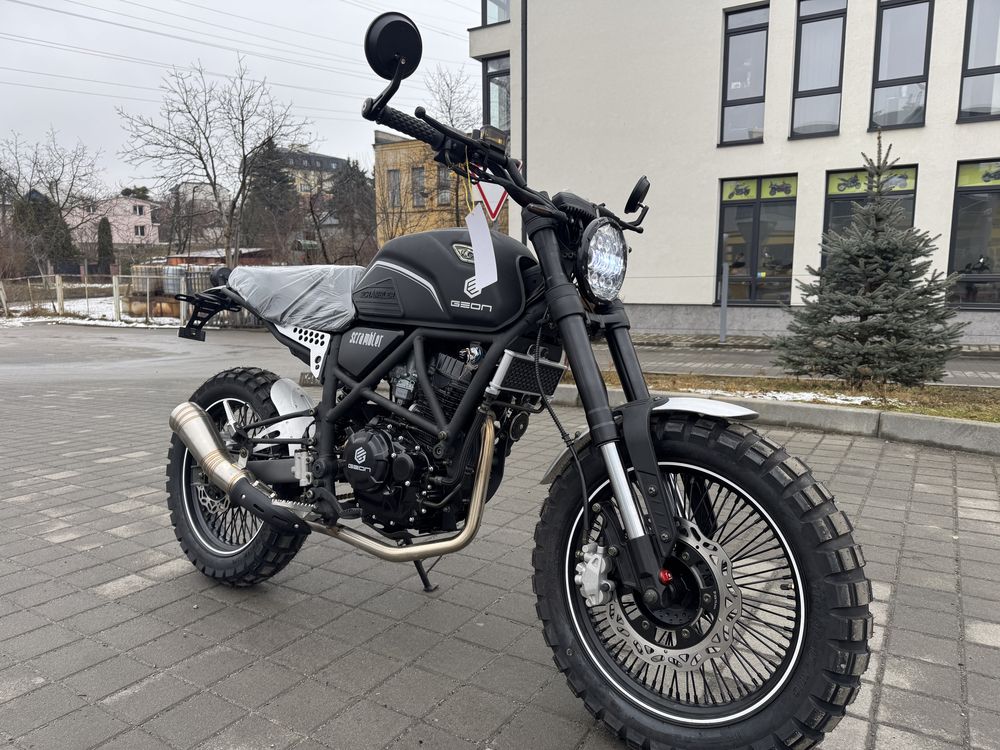 NEW Geon Scrambler 250 4V Matt Black 2025 Кредит/Доставка