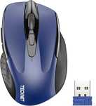 Mysz bezprzewodowa 2600DPI USB 2.4 Ghz Tecknet M003 Granatowa