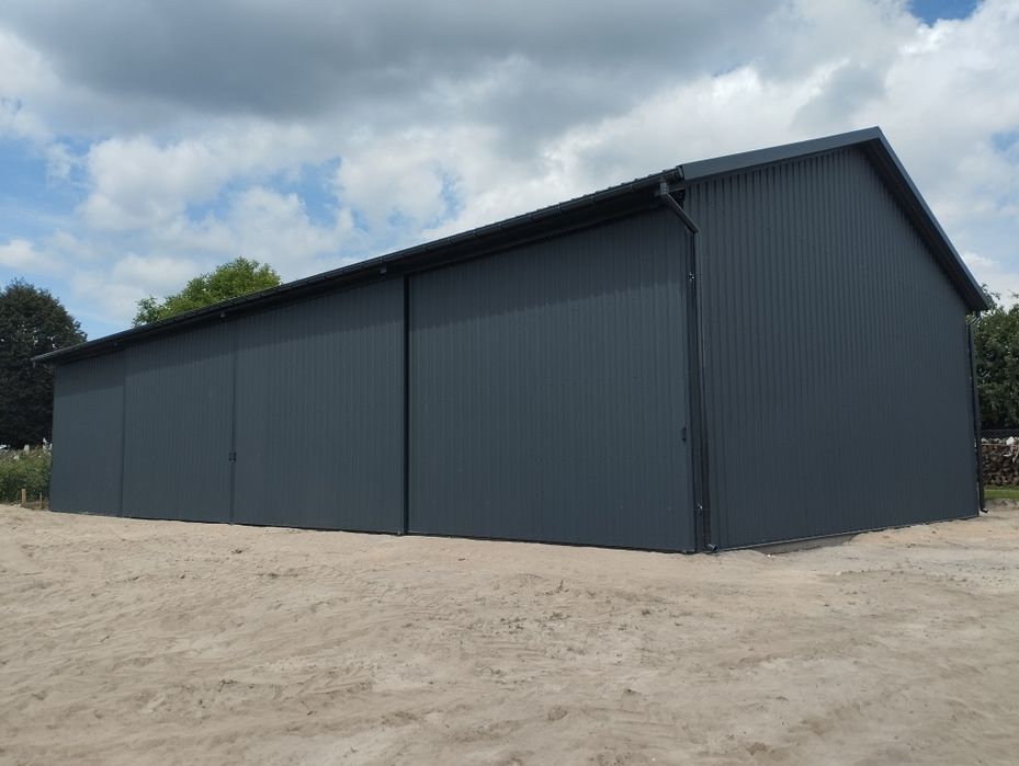 Hala stalowa, budynek gospodarczy, wiata rolnicza14x25