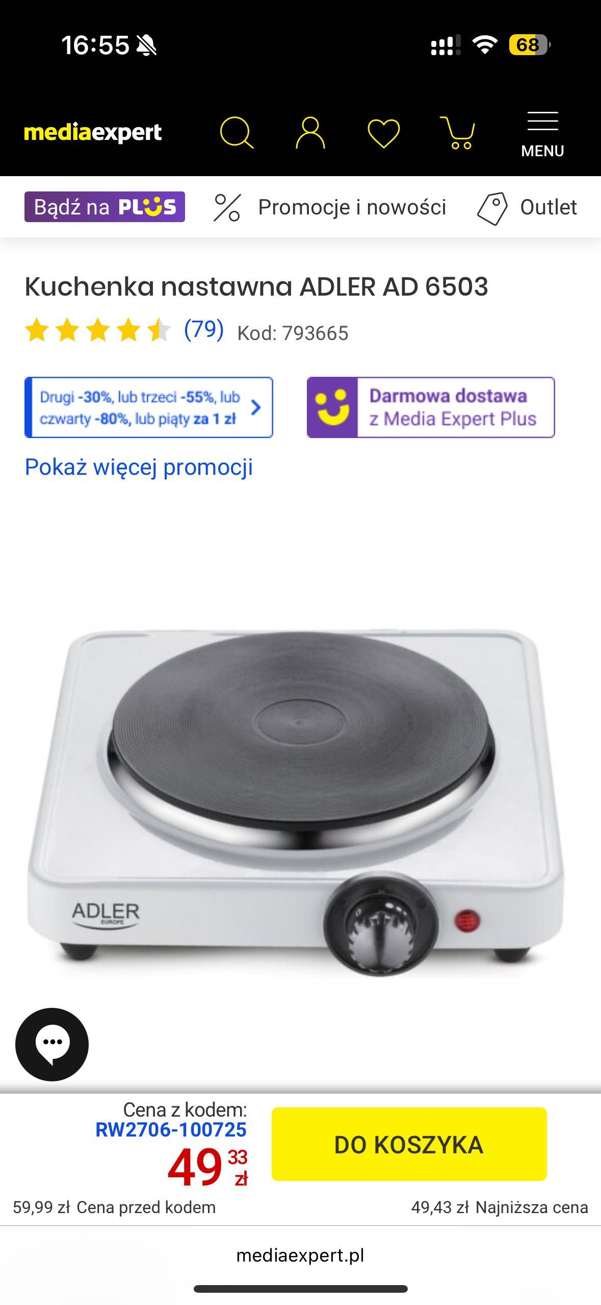 Kuchenka nastawna