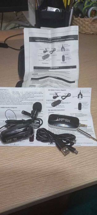 Мікрофон (бездротовий петличний) для телефону