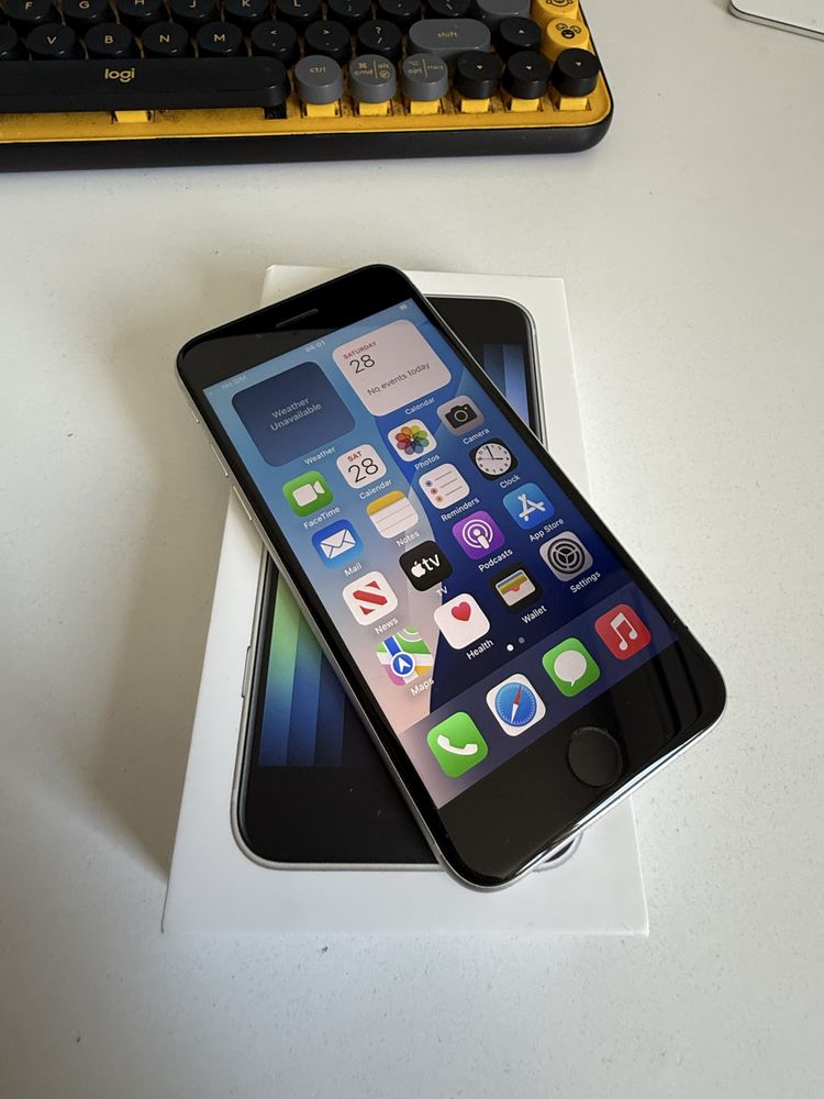 iPhone SE 2022 64gb Starlight Idealny Bateria 100%