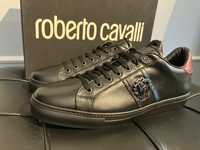 Roberto Cavalli markowe włoskie sneakersy buty Nowe skorzne roz.46