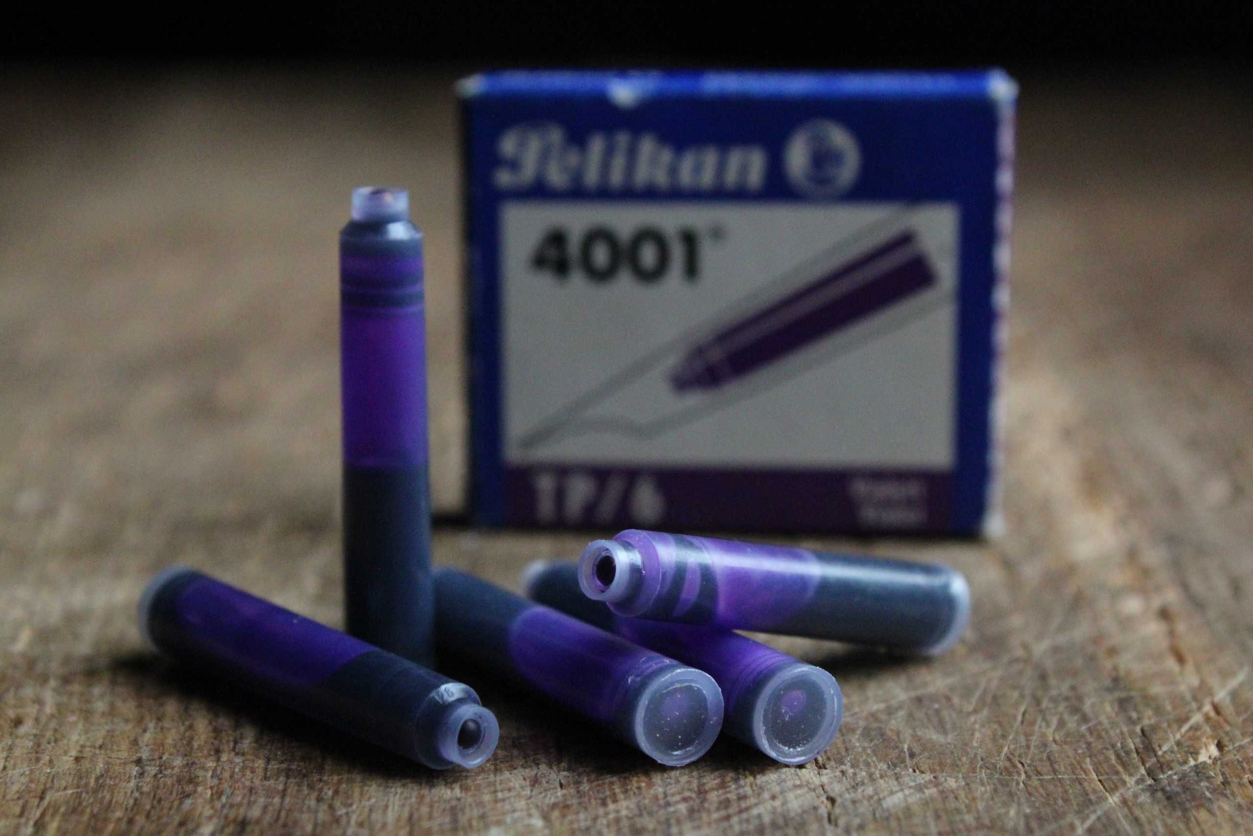 Набор Чернильных Картриджей Коротких Pelikan 4001 Violet Фиолетовые