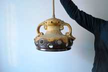 lampa zwis ceramika fat lava retro lata 60 70