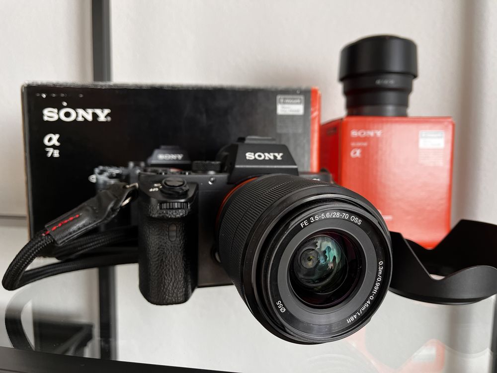 Sony A7ii com lente 28-70mm e lente 50mm f1.8 Sony