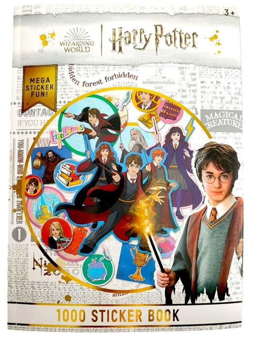 Naklejki 20 kartek książeczka Harry Potter ok 1000 naklejek