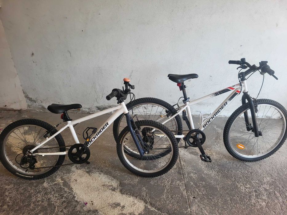 2 biciletas criança (roda 20 e roda 24)
