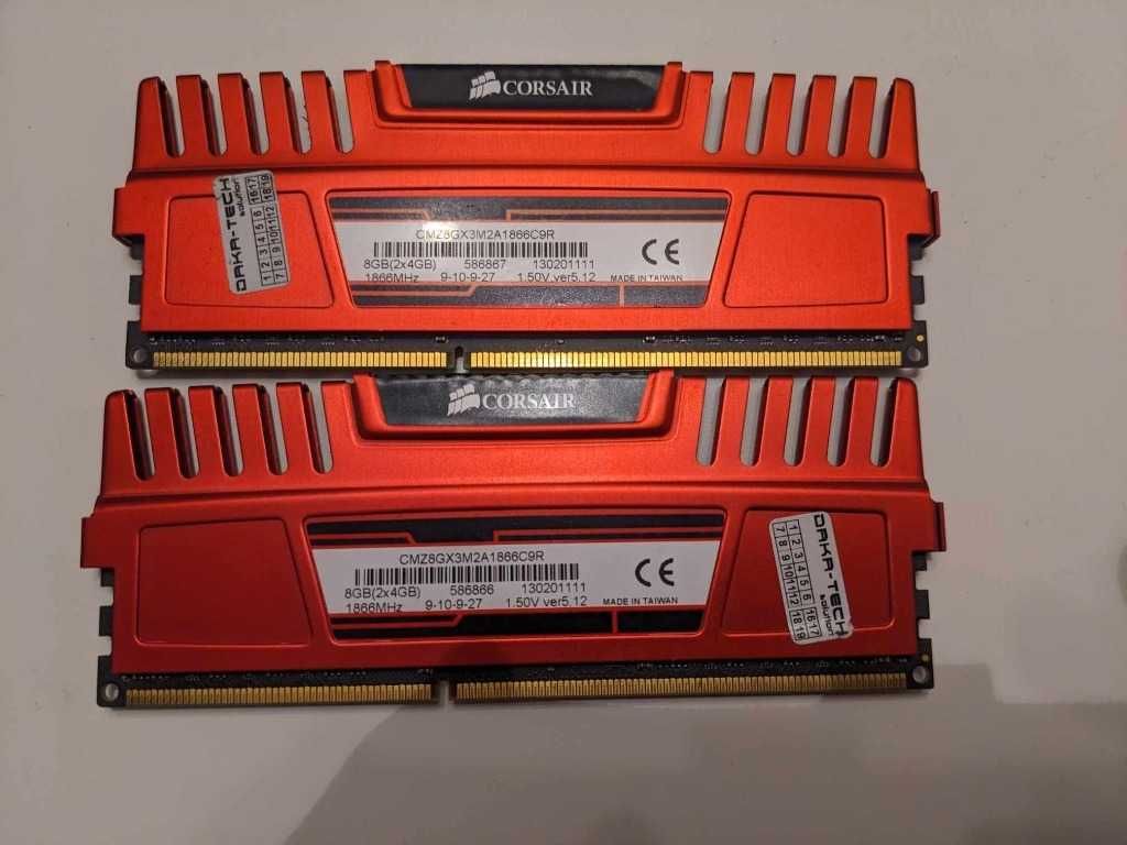 Pamięć RAM Corsair 8GB 2 x 4GB DDR3 1866MHz 1.50V