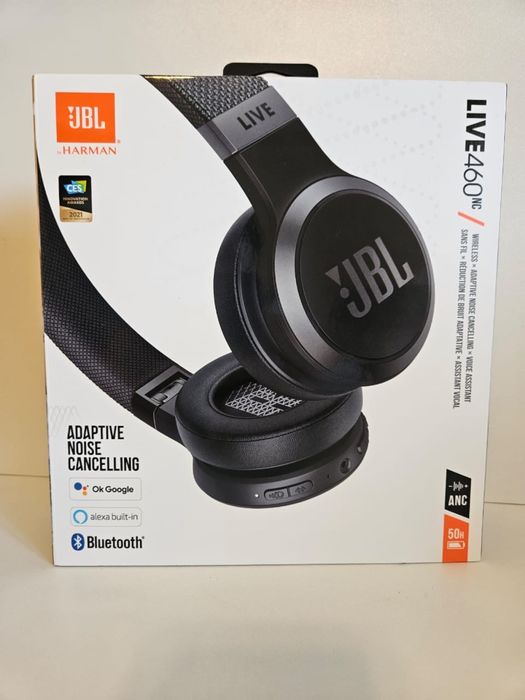 Нові Навушники Гарнітура JBL LIVE 460 NC Black
