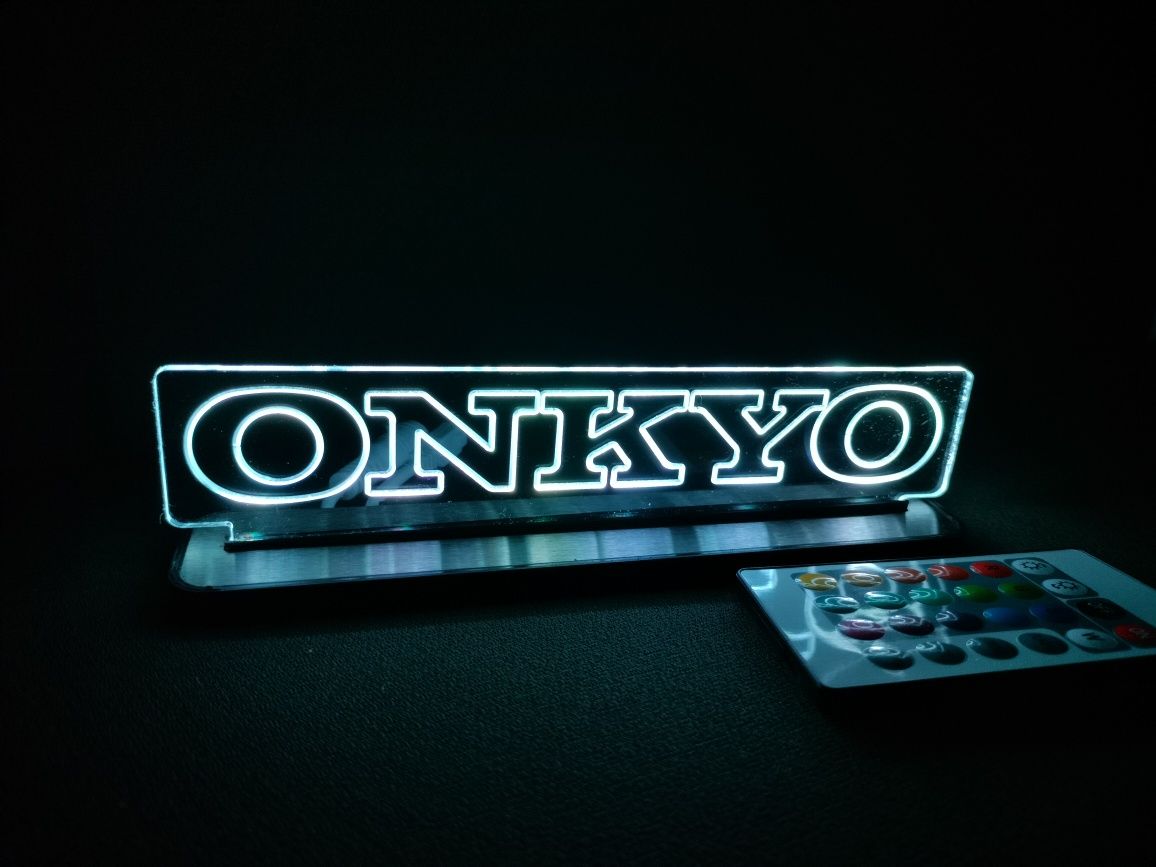 Onkyo, logo, lampka led