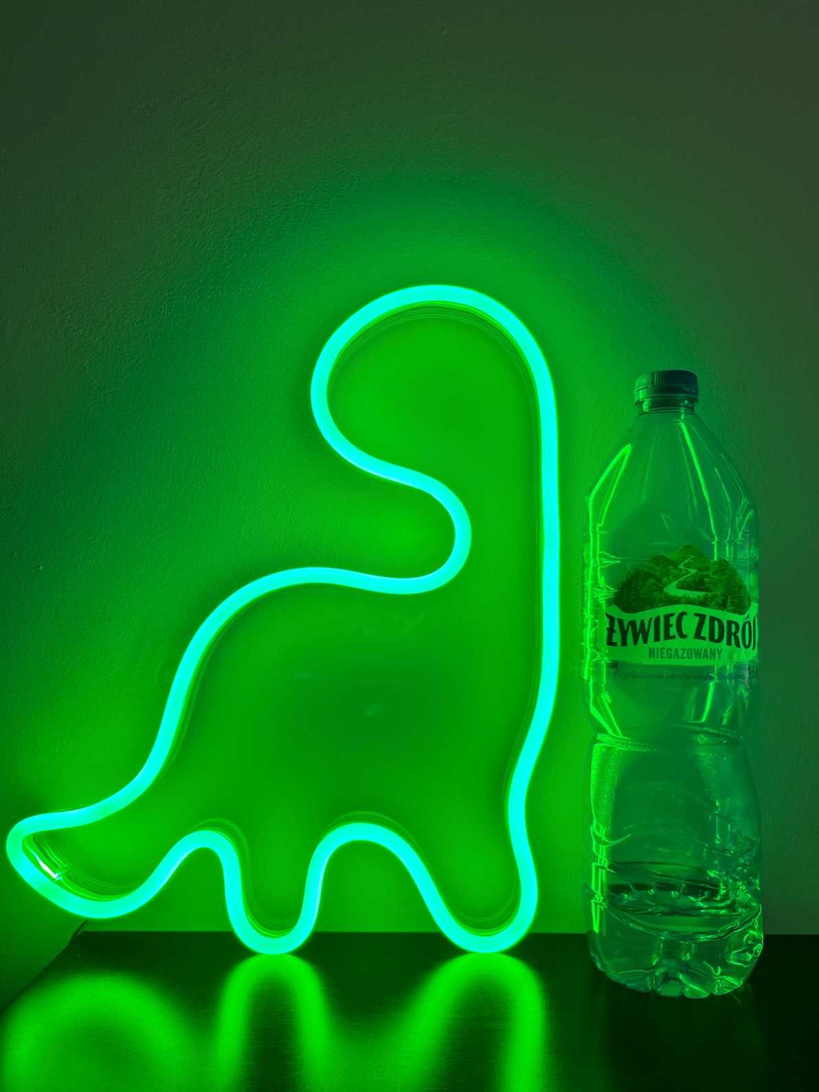Neonowy dinozaur / Neon LED Dinozaur