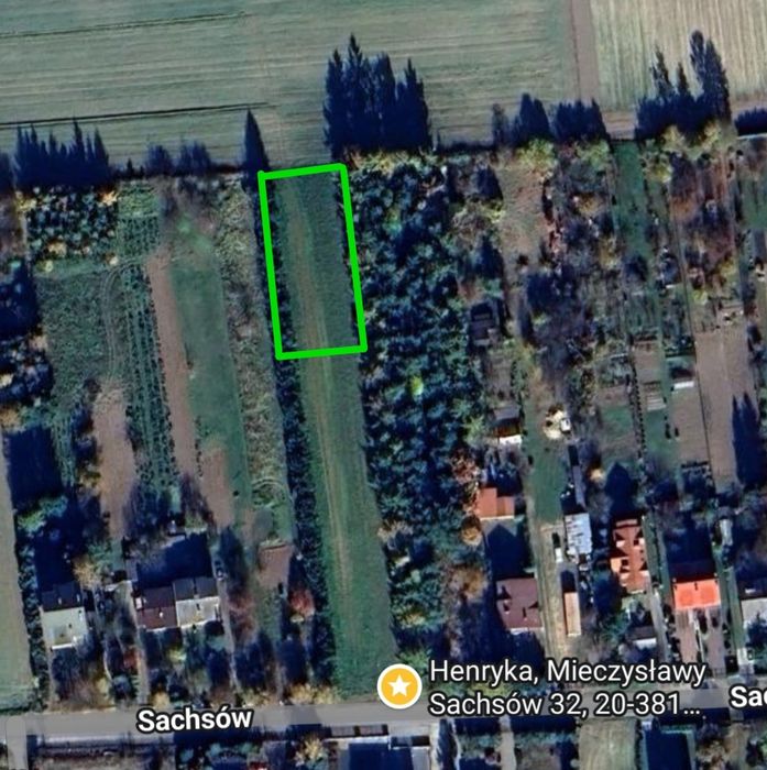 Działka budowlana 1002m² Lublin ul. Sahsów 32