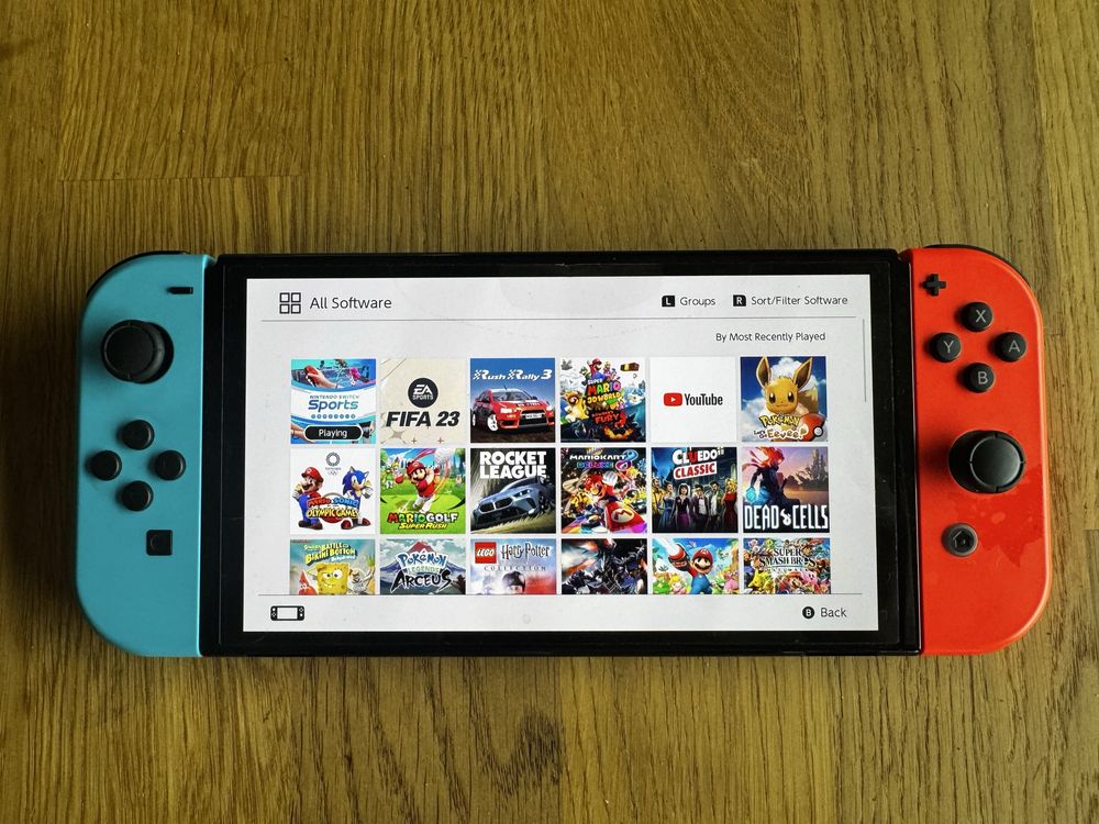Nintendo Swich Oled 54 gry