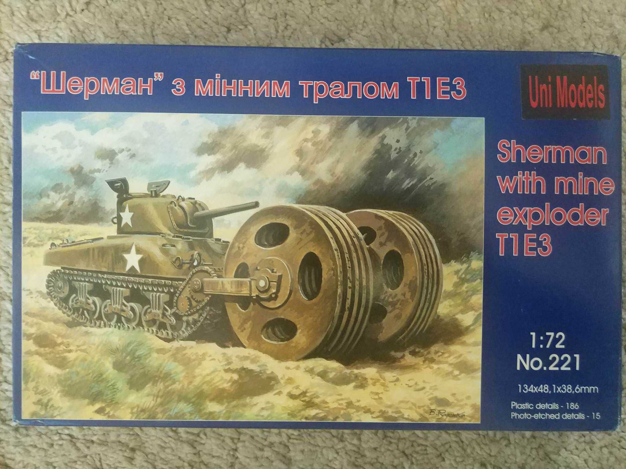 Unimodels UM 221 Sherman with mine exploder T1E3