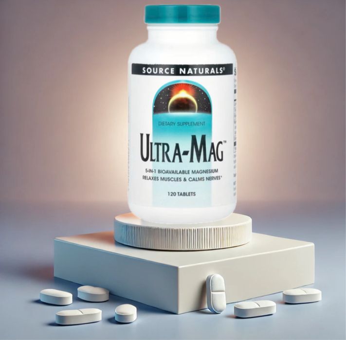 Комплекс магнію Source Naturals Ultra-Mag 120 таблеток