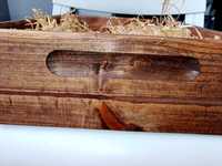 Ящик дерев'яний (декор, піднос для кави, підставка)