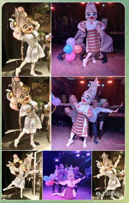 Сердючка ростовая кукла, мулат- стриптизёр кукла