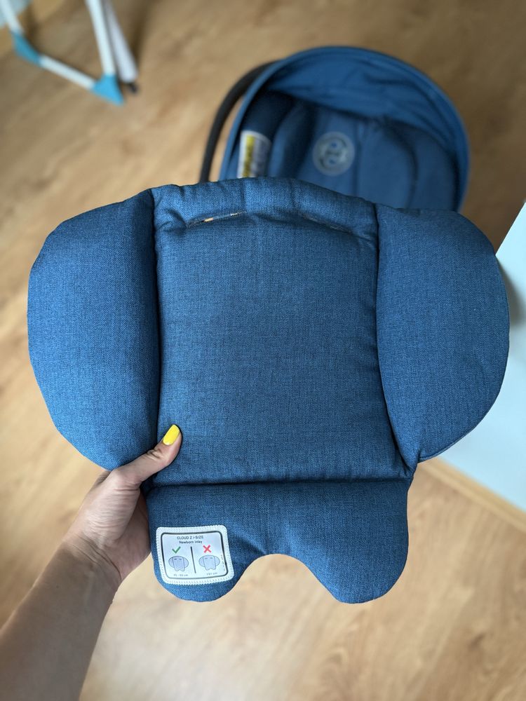 Fotelik Cybex Cloud Z i-Size Platinum z bazą obrotową